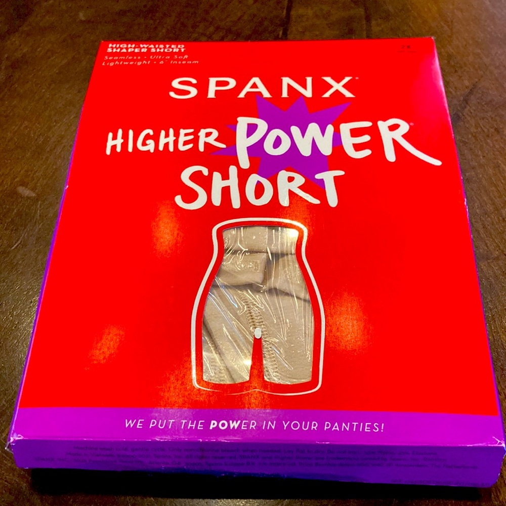 NWT SPANX High Waisted Shaper Short Soft Nude 2X seamless lightweight